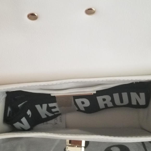 Hello 3AM White Keep Runnin' Mini Crossbody Purse - Picture 5 of 8